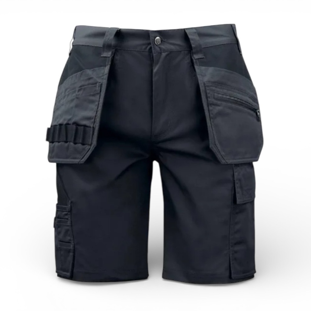 Projob Prio Holster Utility Work Shorts Black 36 NWT Trades